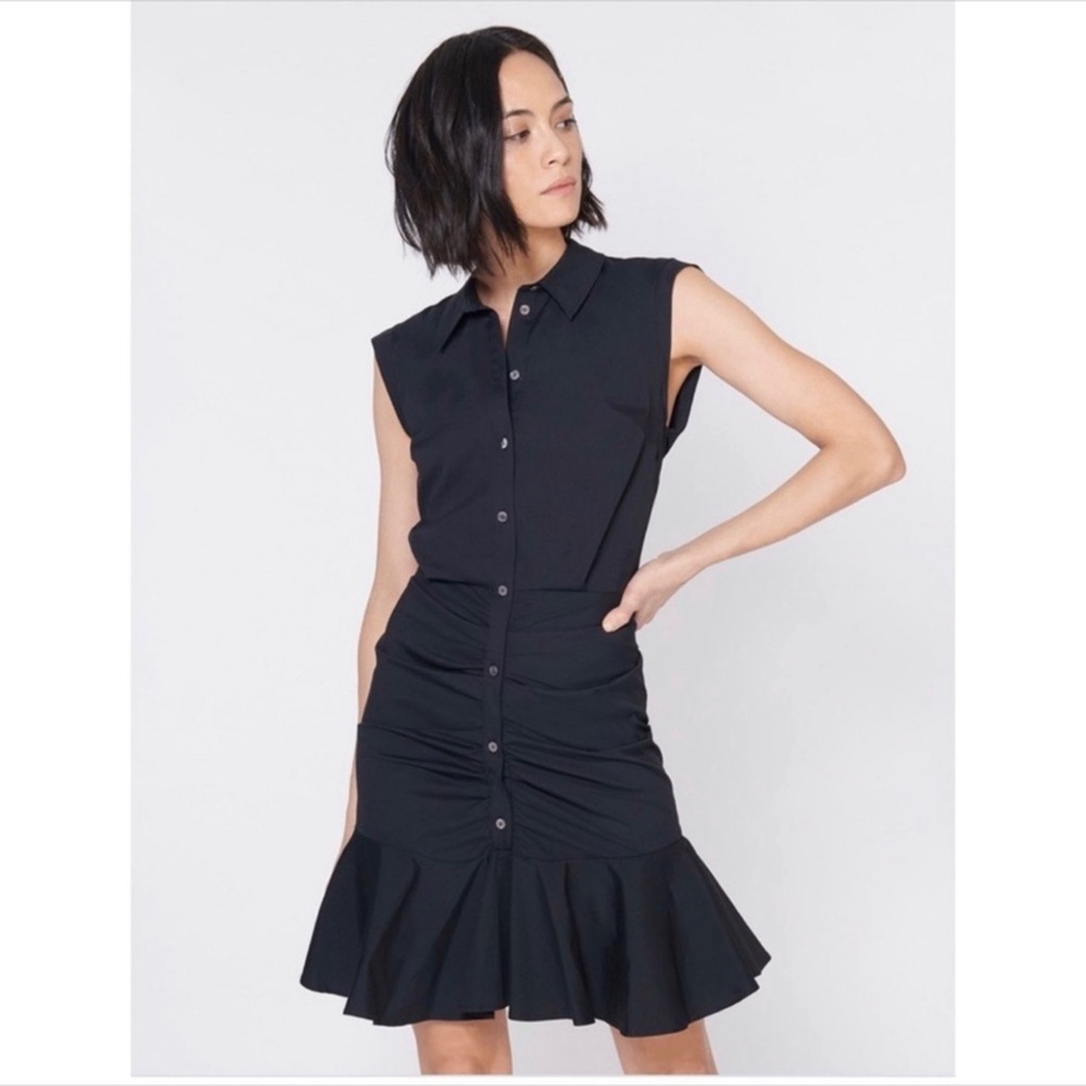 VERONICA BEARD Bell Button Down Dress Sz XS/2